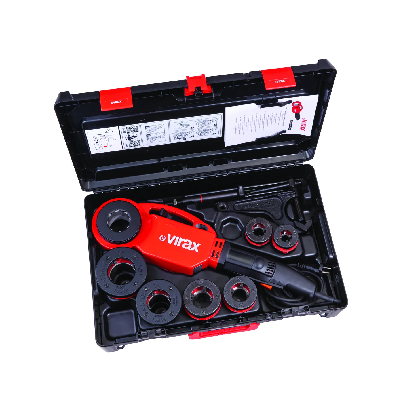 Электрический клупп Virax Phénix IV 230 В, 6 головок BSPT 1/2–2″